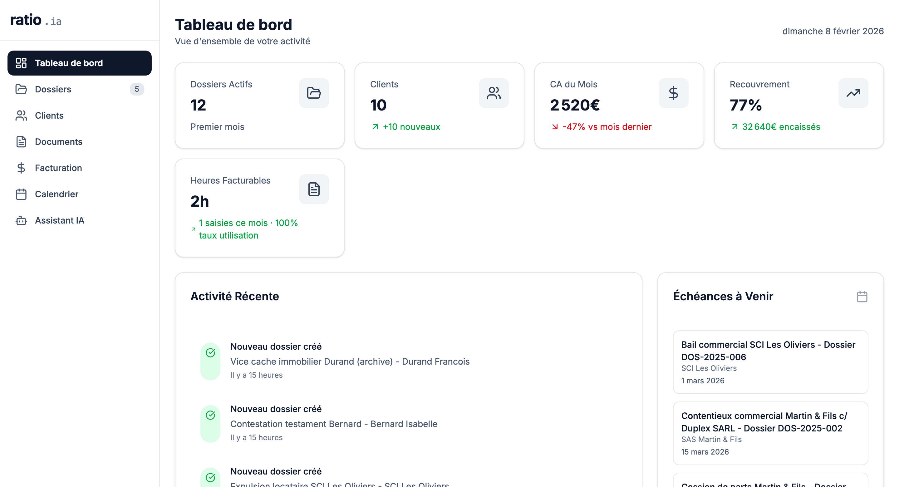 Tableau de bord Lexane